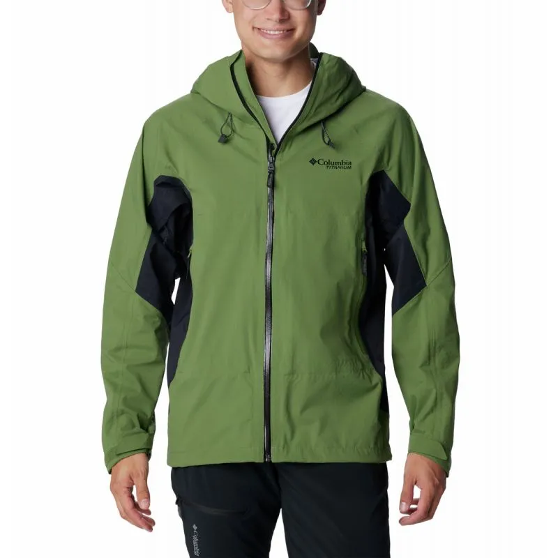 Giacca impermeabile da uomo Columbia Mazama Trail™ Shell (Canteen, Nero)