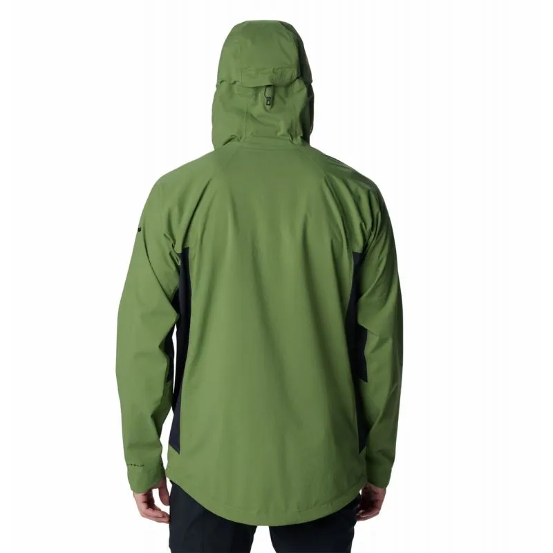 Giacca impermeabile da uomo Columbia Mazama Trail™ Shell (Canteen, Nero)