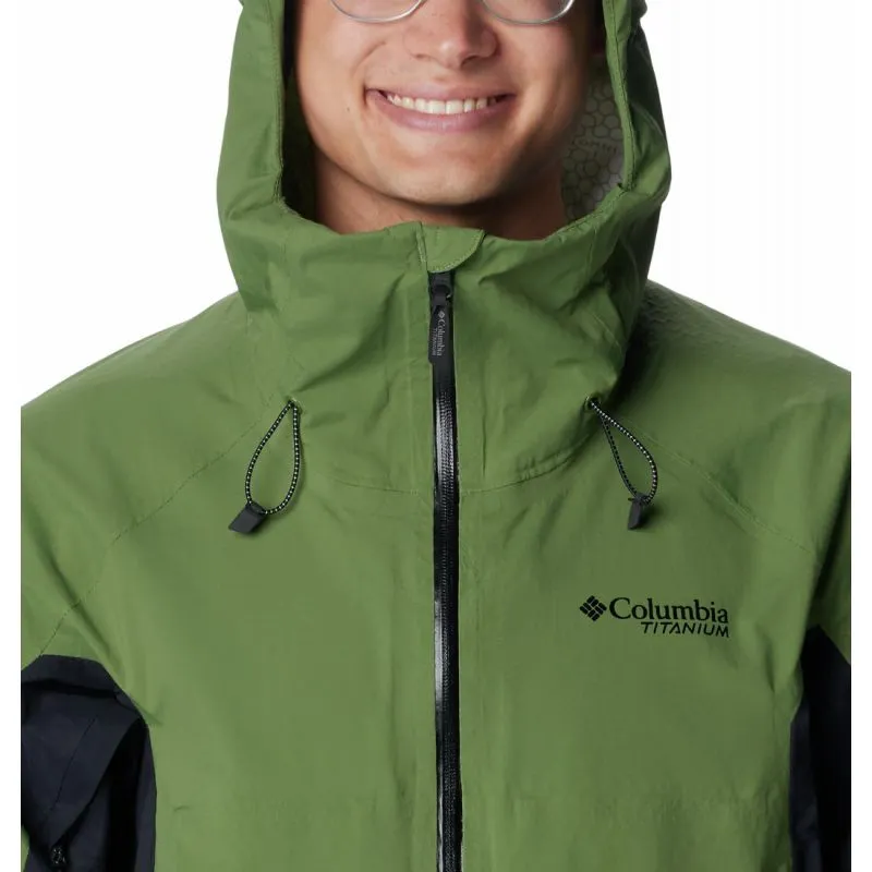Giacca impermeabile da uomo Columbia Mazama Trail™ Shell (Canteen, Nero)