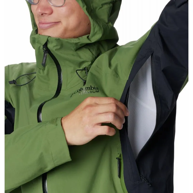 Giacca impermeabile da uomo Columbia Mazama Trail™ Shell (Canteen, Nero)
