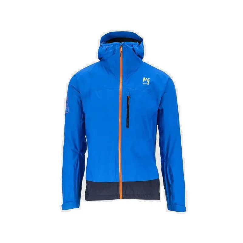 Giacca impermeabile da uomo Karpos Lot Rain (indaco/spazio esterno/tangerino)