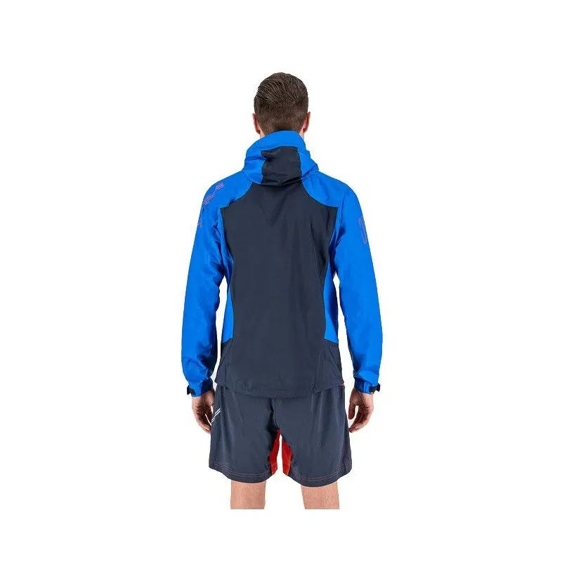 Giacca impermeabile da uomo Karpos Lot Rain (indaco/spazio esterno/tangerino)