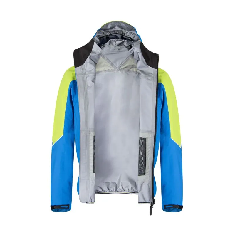 Giacca impermeabile da uomo MONTURA Magic 2.0 Jacket (Celeste/Verde Lime)