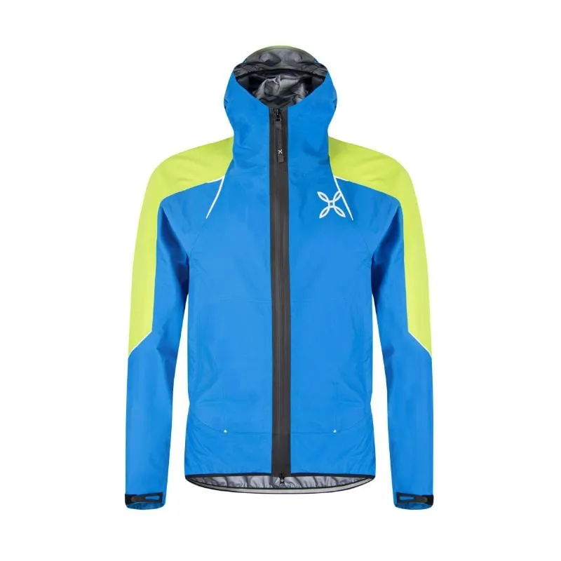 Giacca impermeabile da uomo MONTURA Magic 2.0 Jacket (Celeste/Verde Lime)