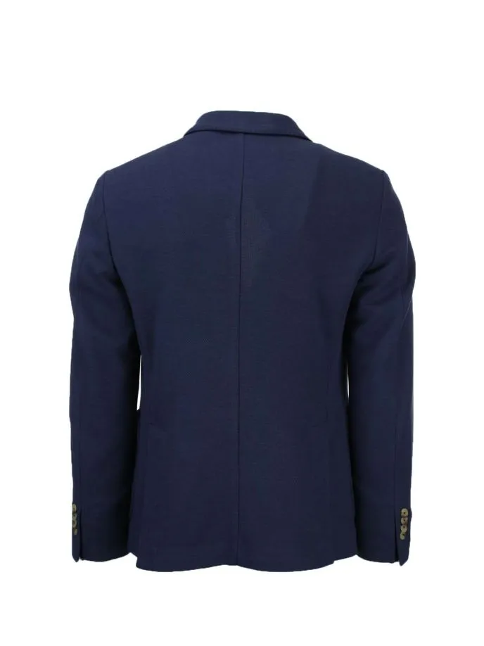 Giacca monopetto in tessuto stretch