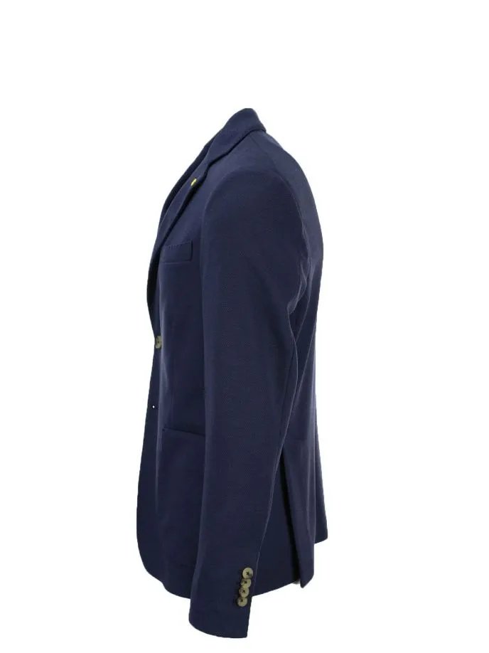 Giacca monopetto in tessuto stretch