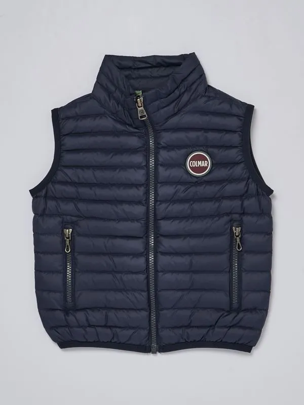 Gilet bambino Colmar Repunk in tessuto tecnico Blu