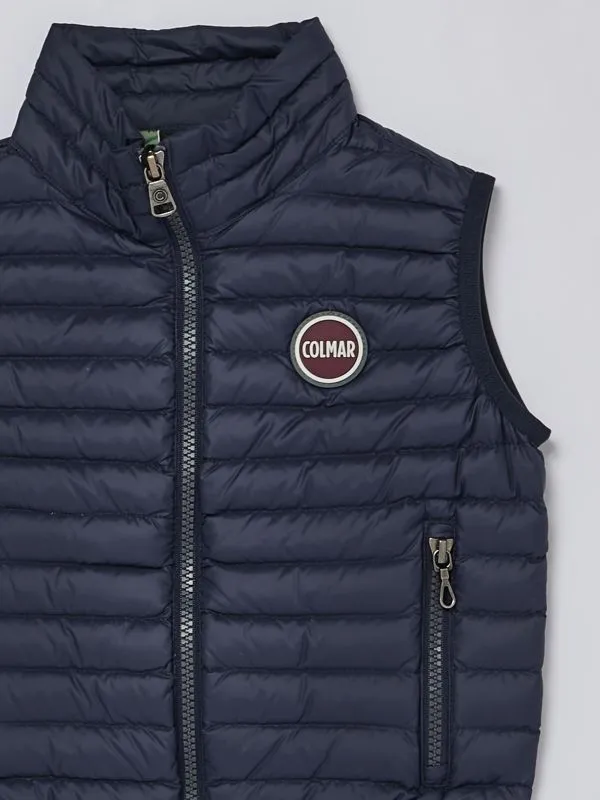 Gilet bambino Colmar Repunk in tessuto tecnico Blu
