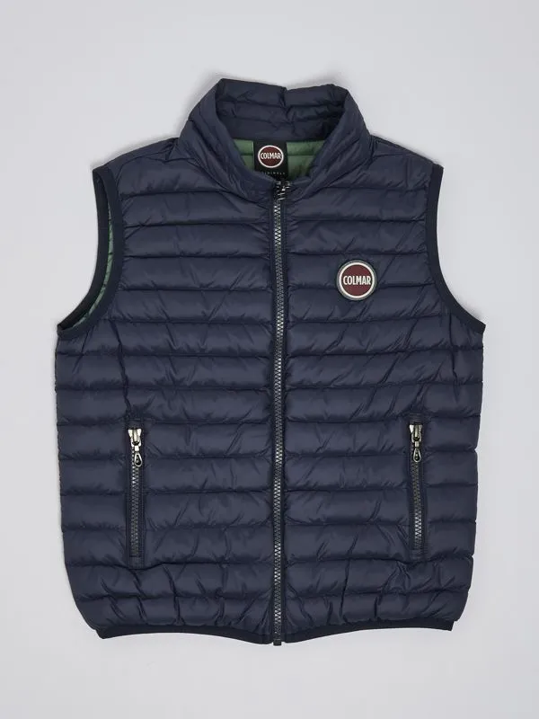 Gilet bambino Colmar Repunk in tessuto tecnico Blu