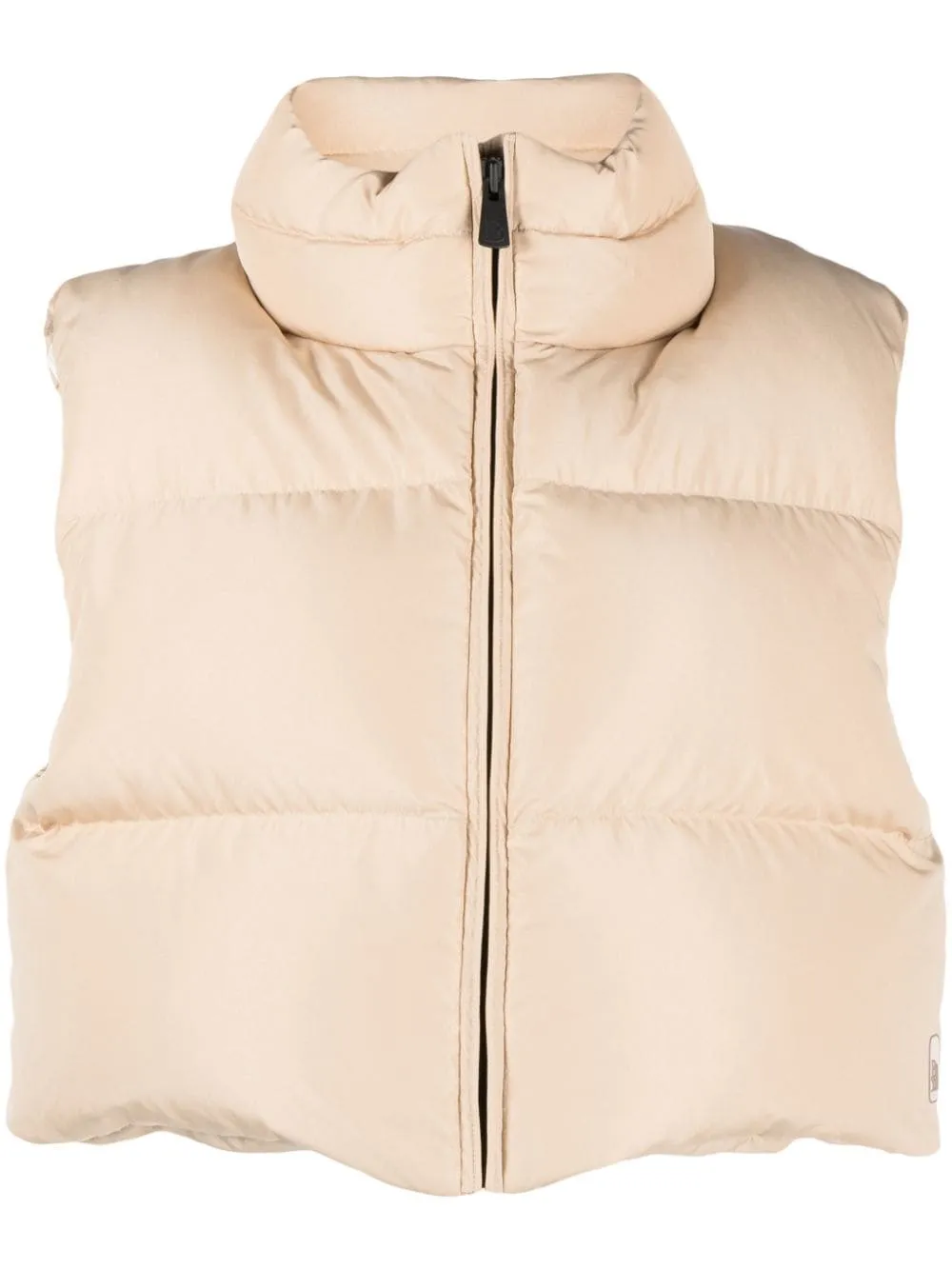 Gilet crop Ramon in beige - donna