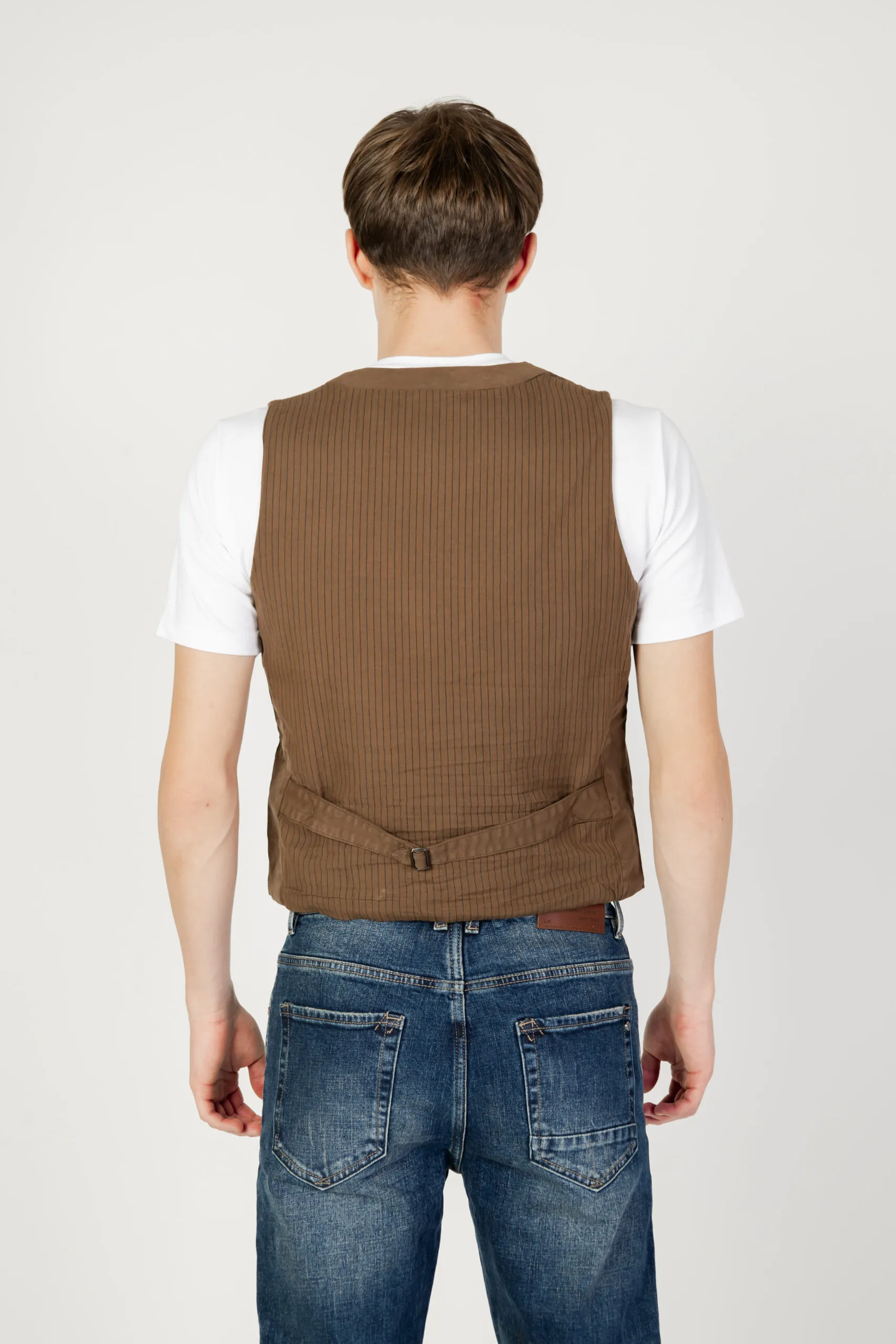 Gilet da completo Gianni Lupo  Marrone