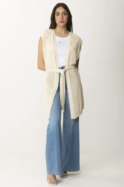 Gilet in maglia con strass PARCHMENT PAILLETTES