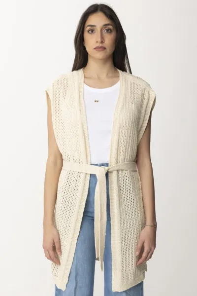 Gilet in maglia con strass PARCHMENT PAILLETTES