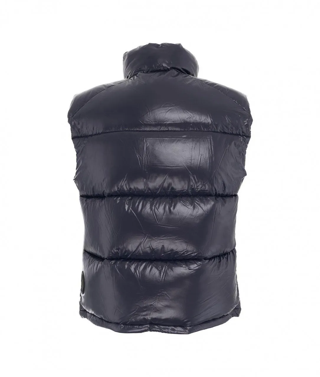 Gilet Luck in eco piua blu scuro blu scuro