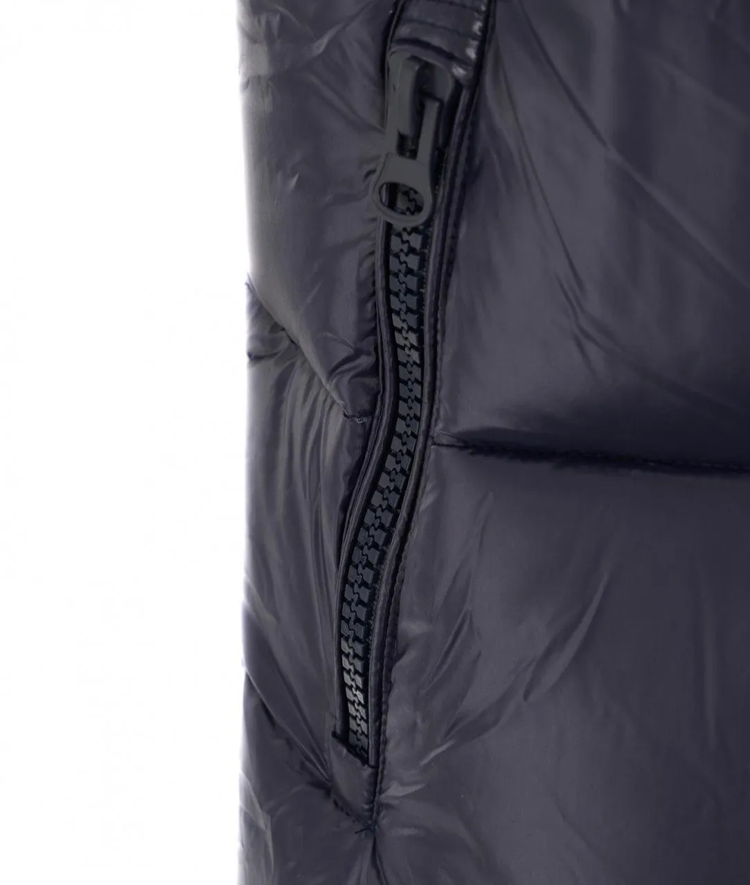 Gilet Luck in eco piua blu scuro blu scuro