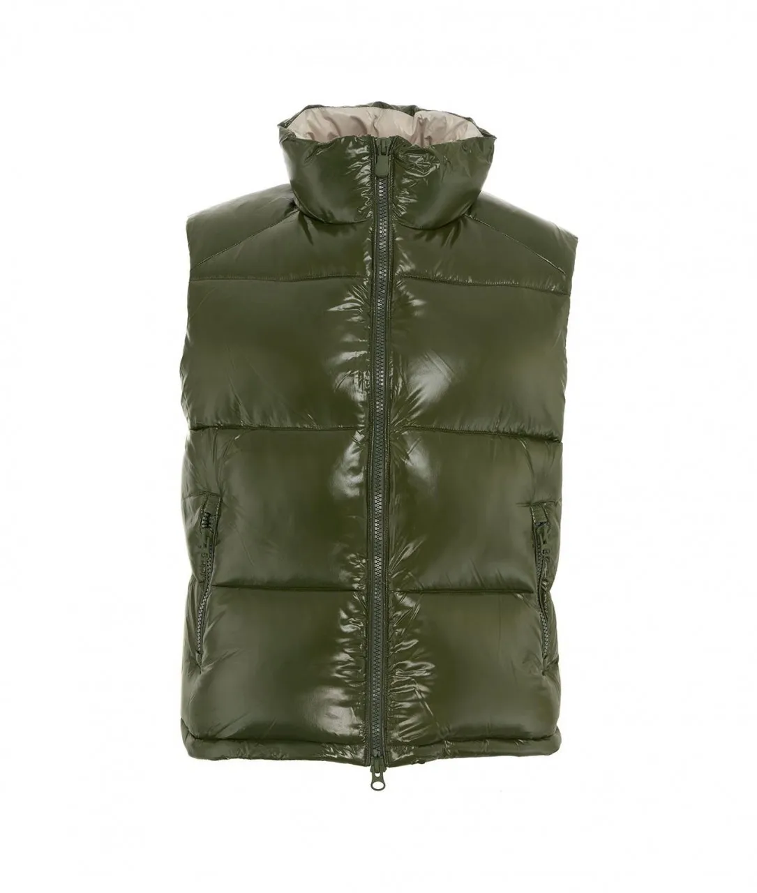 Gilet Luck in eco piua verde verde