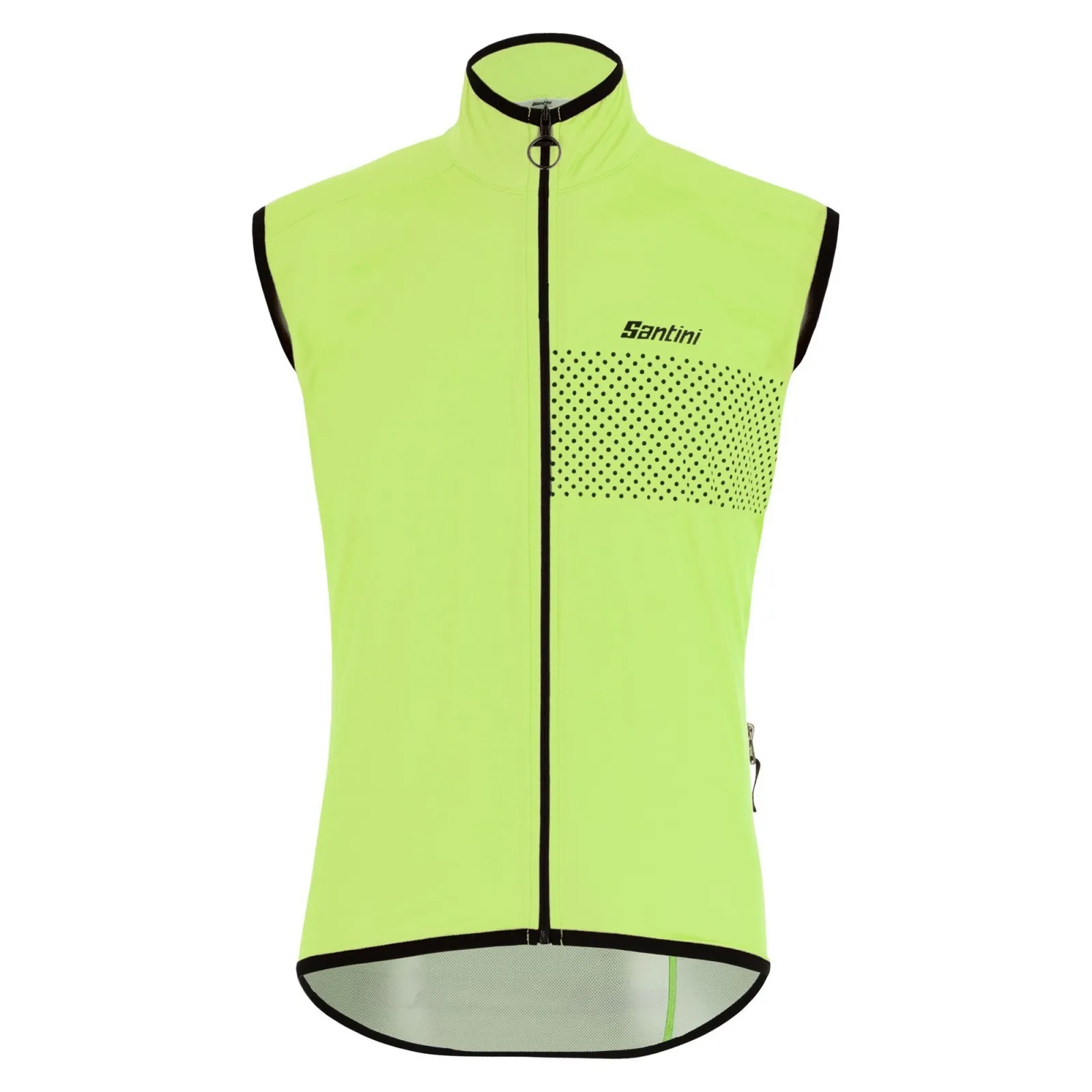 GILET SANTINI GUARD NIMBUS RAIN VERDE FLUO