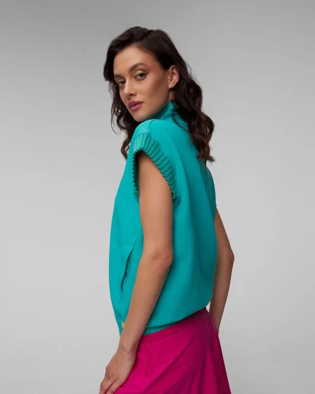 Gilet turchese da donna Sportalm