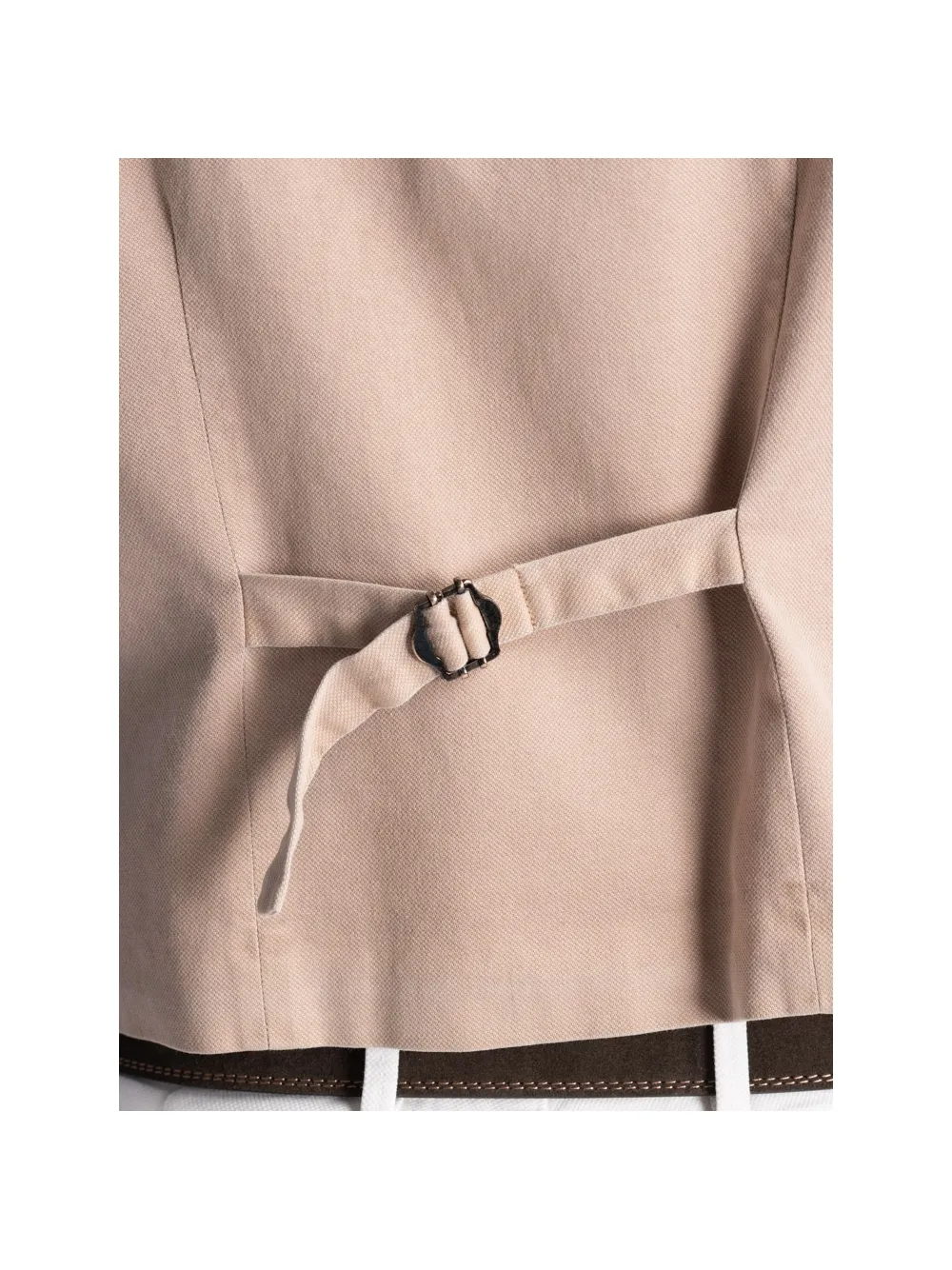 Gilet uomo in tessuto armaturato effetto lavato