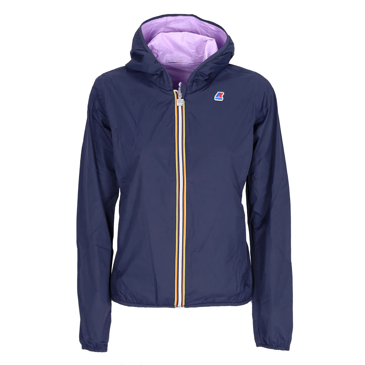 Giubbino Donna K-Way Lily Plus.2 Double Blu / LIlla