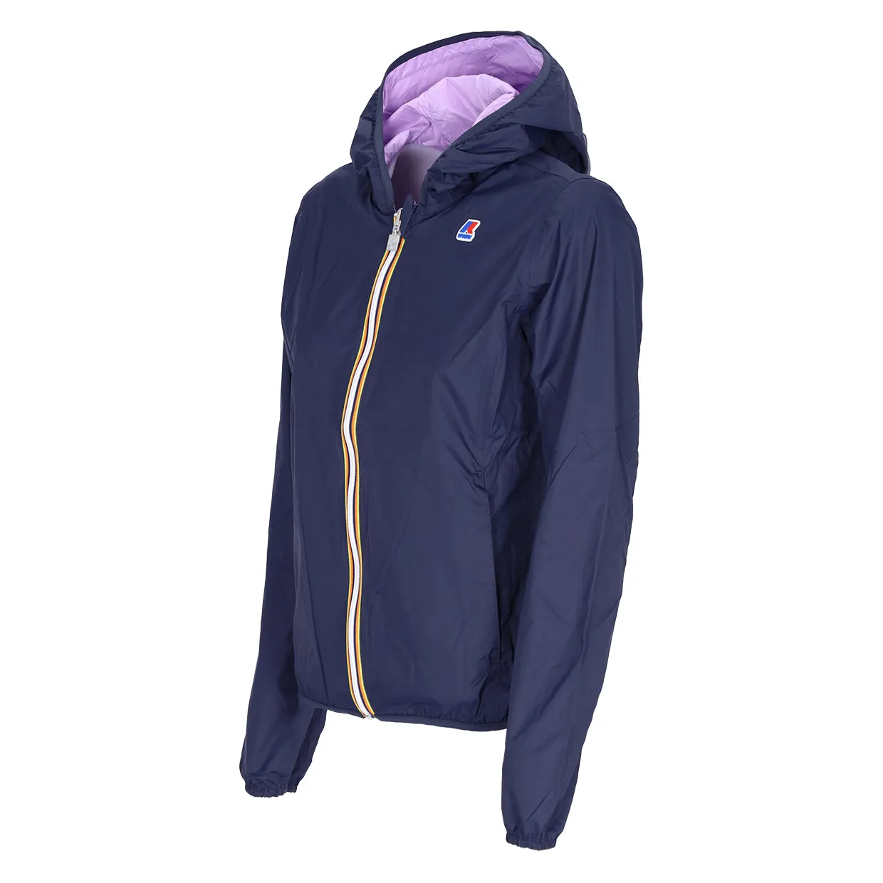 Giubbino Donna K-Way Lily Plus.2 Double Blu / LIlla