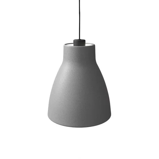Gong Lampada a Sospensione Ø250 Calcestruzzo/Nero - Belid | Acquista online