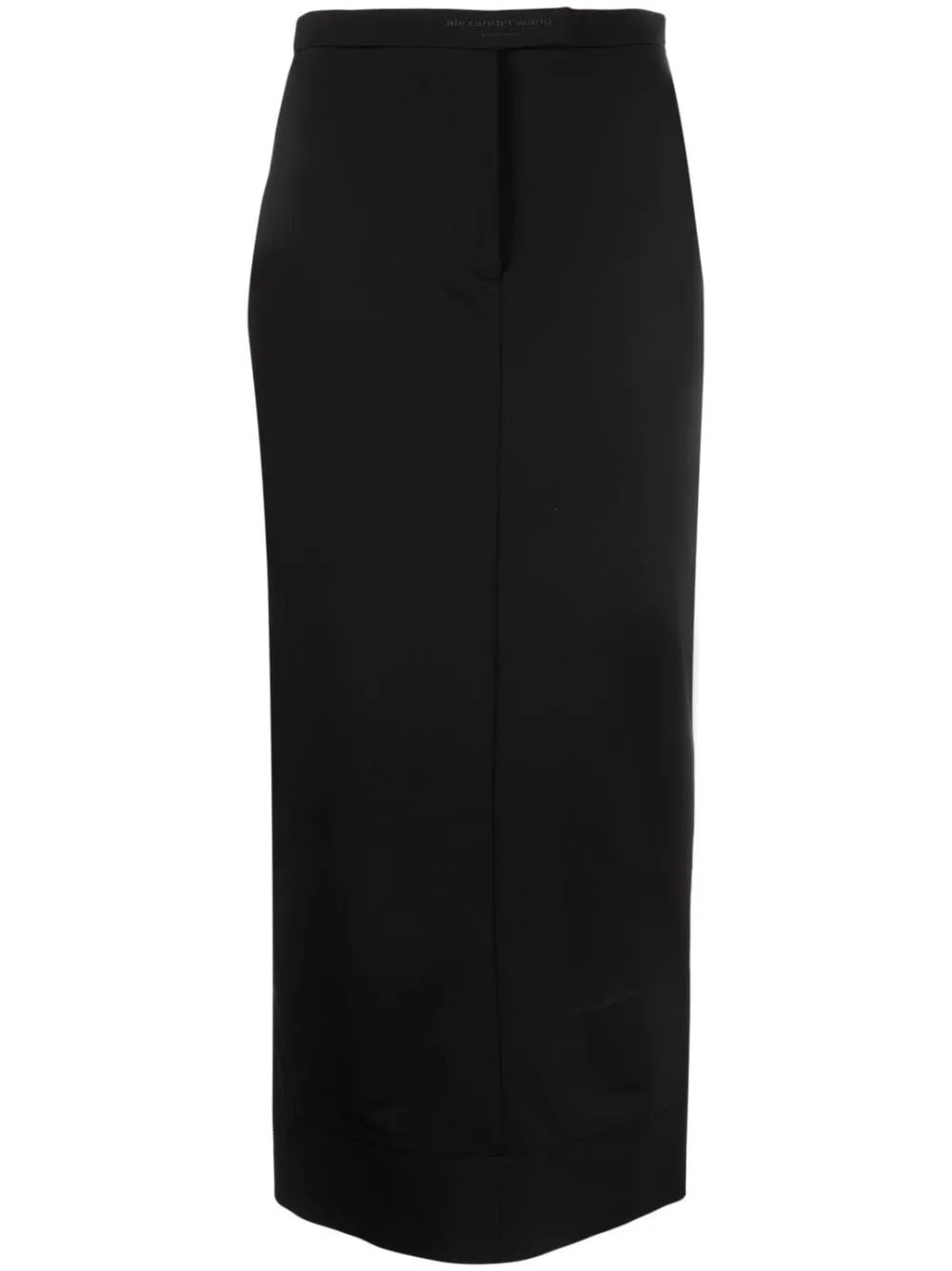 Gonna a matita con logo in nero - donna