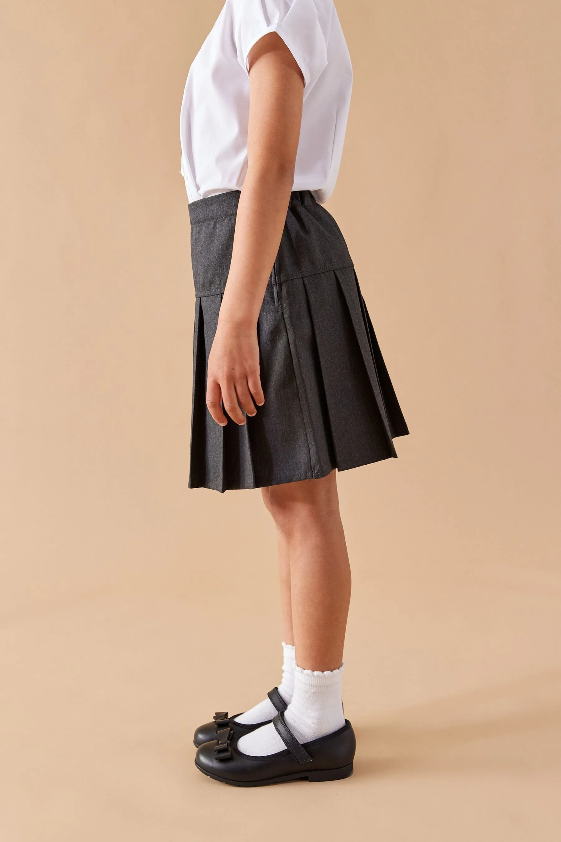 Gonna a pieghe per la scuola 2 Pack (3-16anni)    