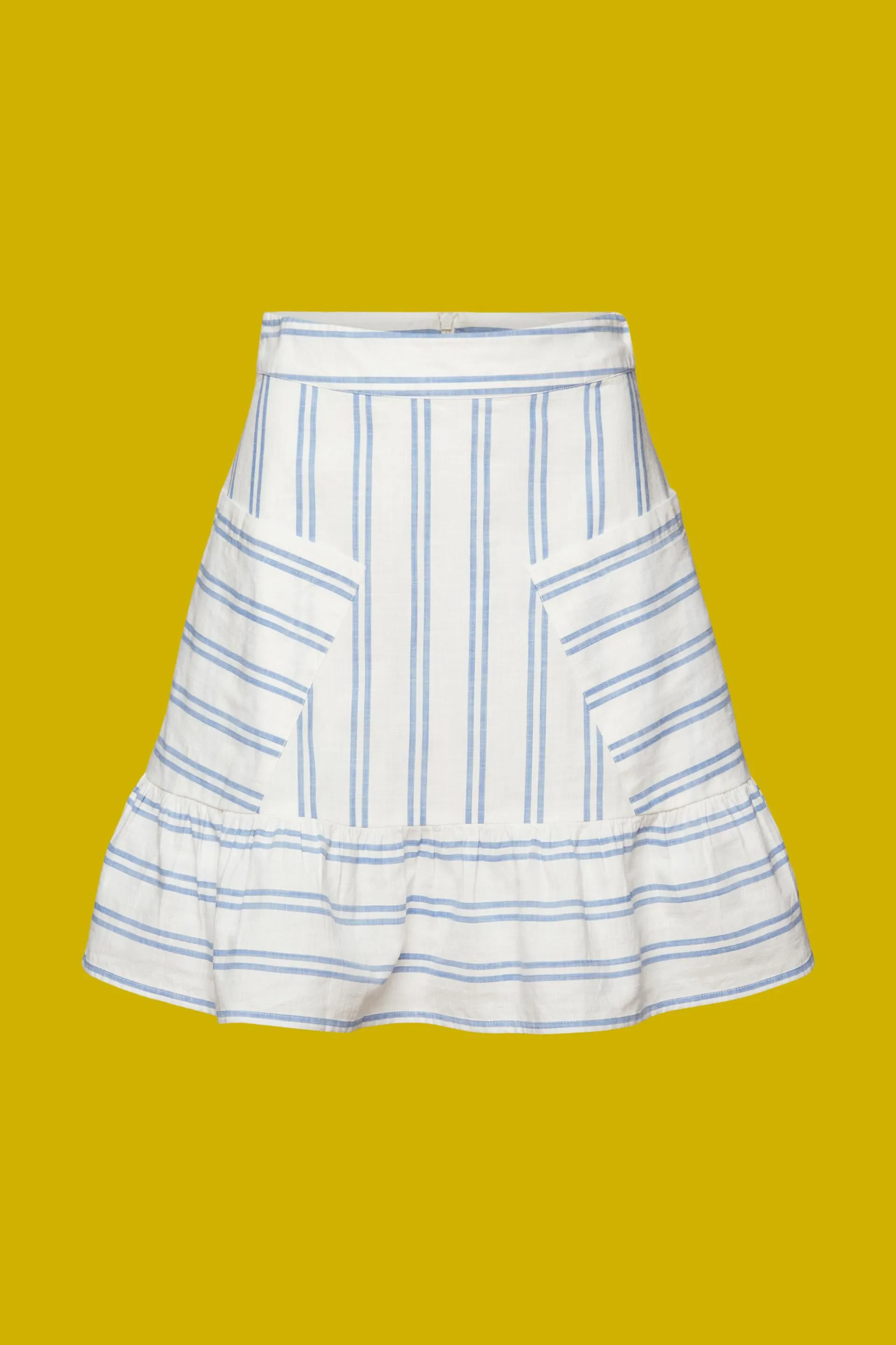 Gonne mini a righe, 100% cotone