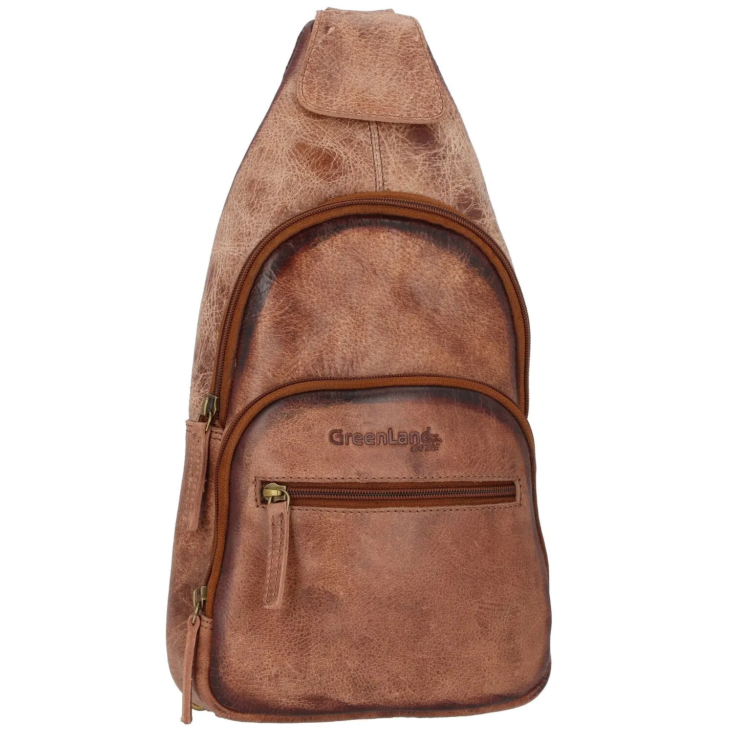 Greenland Nature Mascu & Line Borsa a tracolla in pelle 39 cm