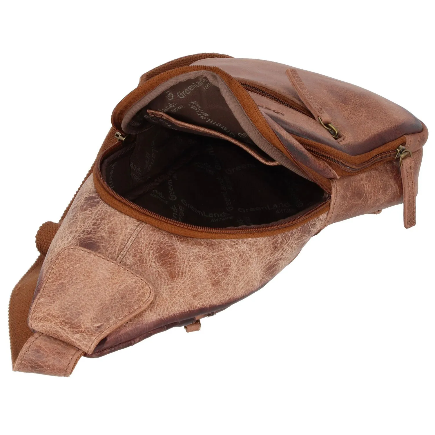 Greenland Nature Mascu & Line Borsa a tracolla in pelle 39 cm