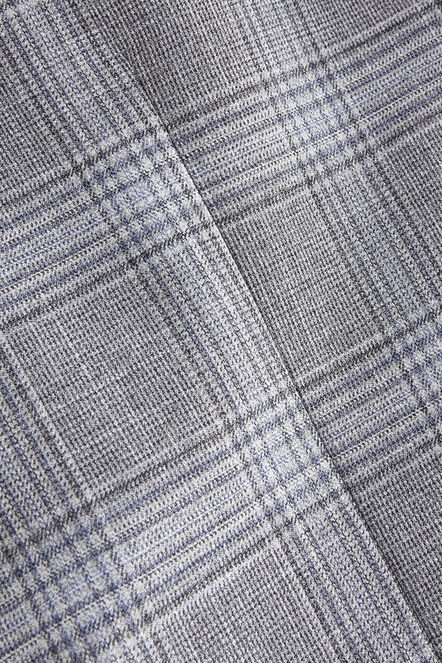 Grigio chiaro  - Vestibilità attillata / Slim A quadri Giacca