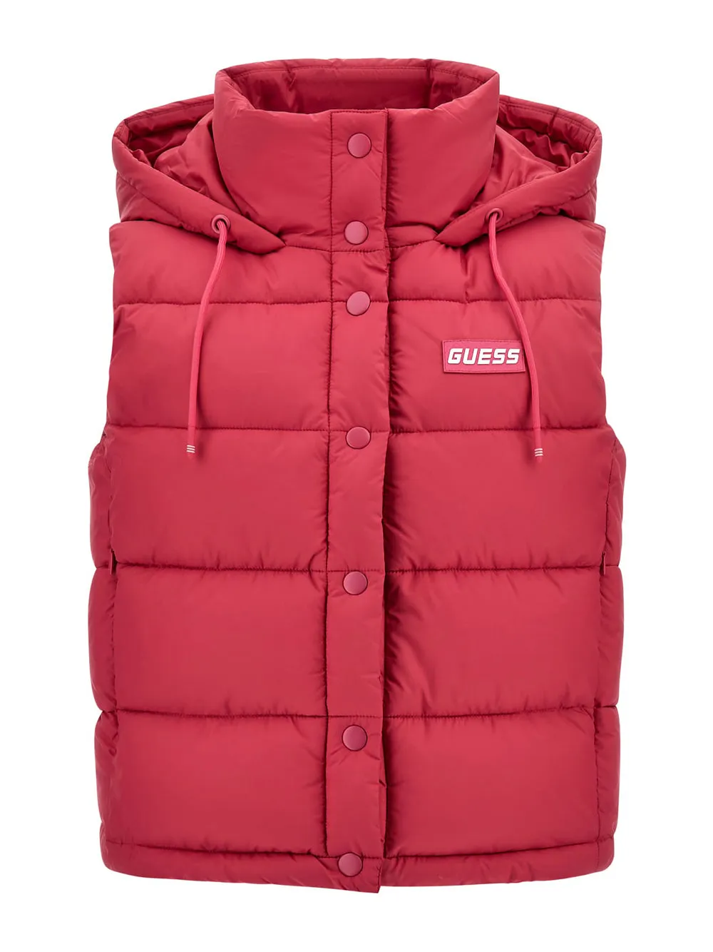 GUESS Piumino Smanicato Donna - Rosa modello V4RL02WFYE2