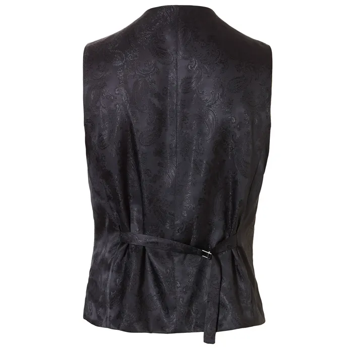Henk ter Horst Gilet in jacquard con motivo barocco Blu