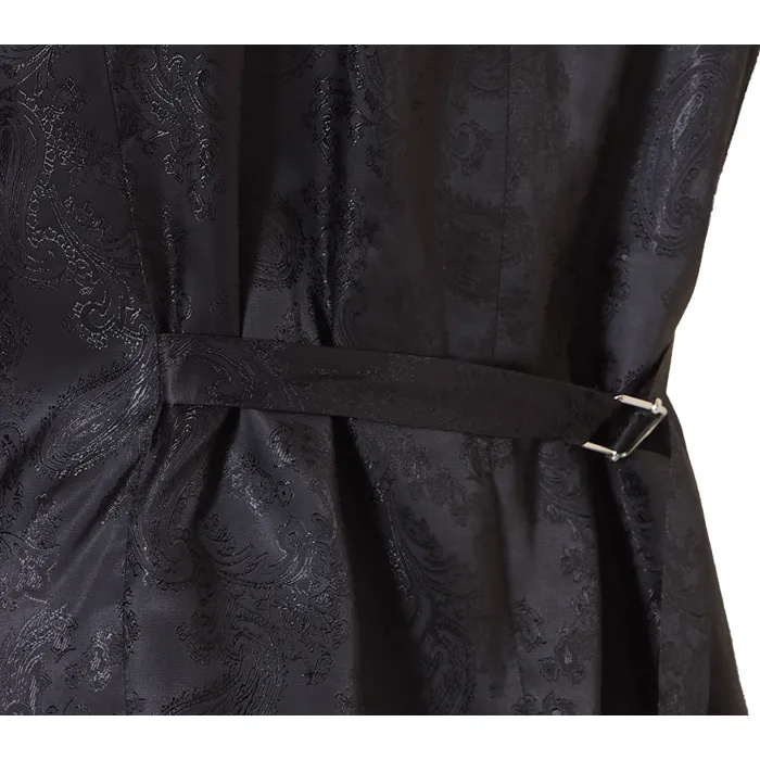 Henk ter Horst Gilet in jacquard con motivo barocco Blu