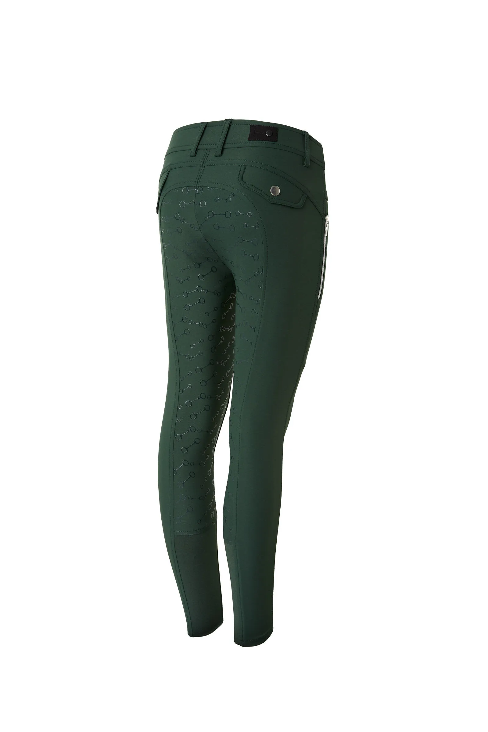Horze Andrea Pantaloni da equitazione a vita alta con full seat in silicone da bambini