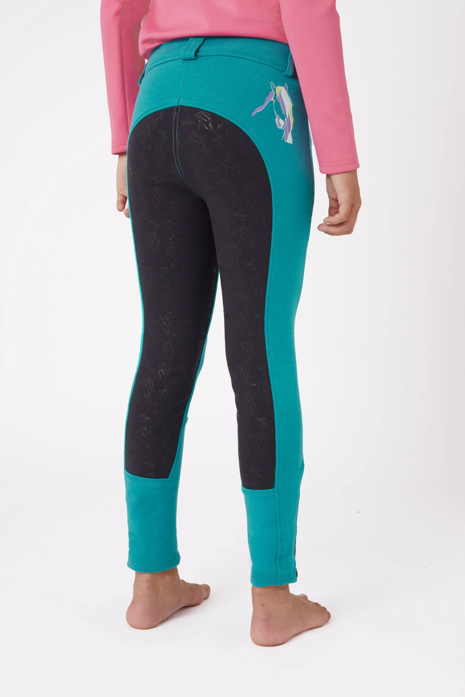 Horze Felina Pantaloni da equitazione in cotone per bambini