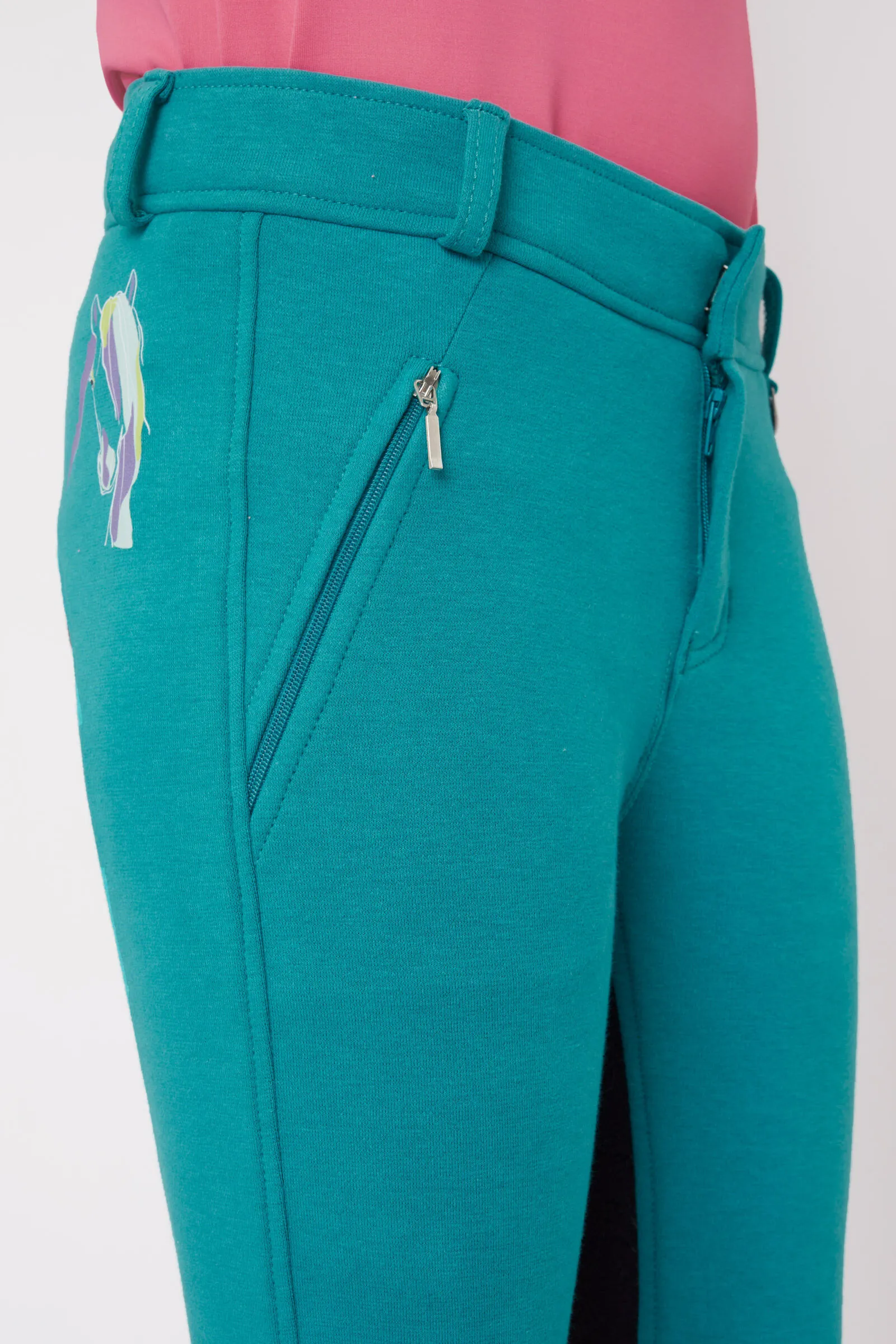 Horze Felina Pantaloni da equitazione in cotone per bambini