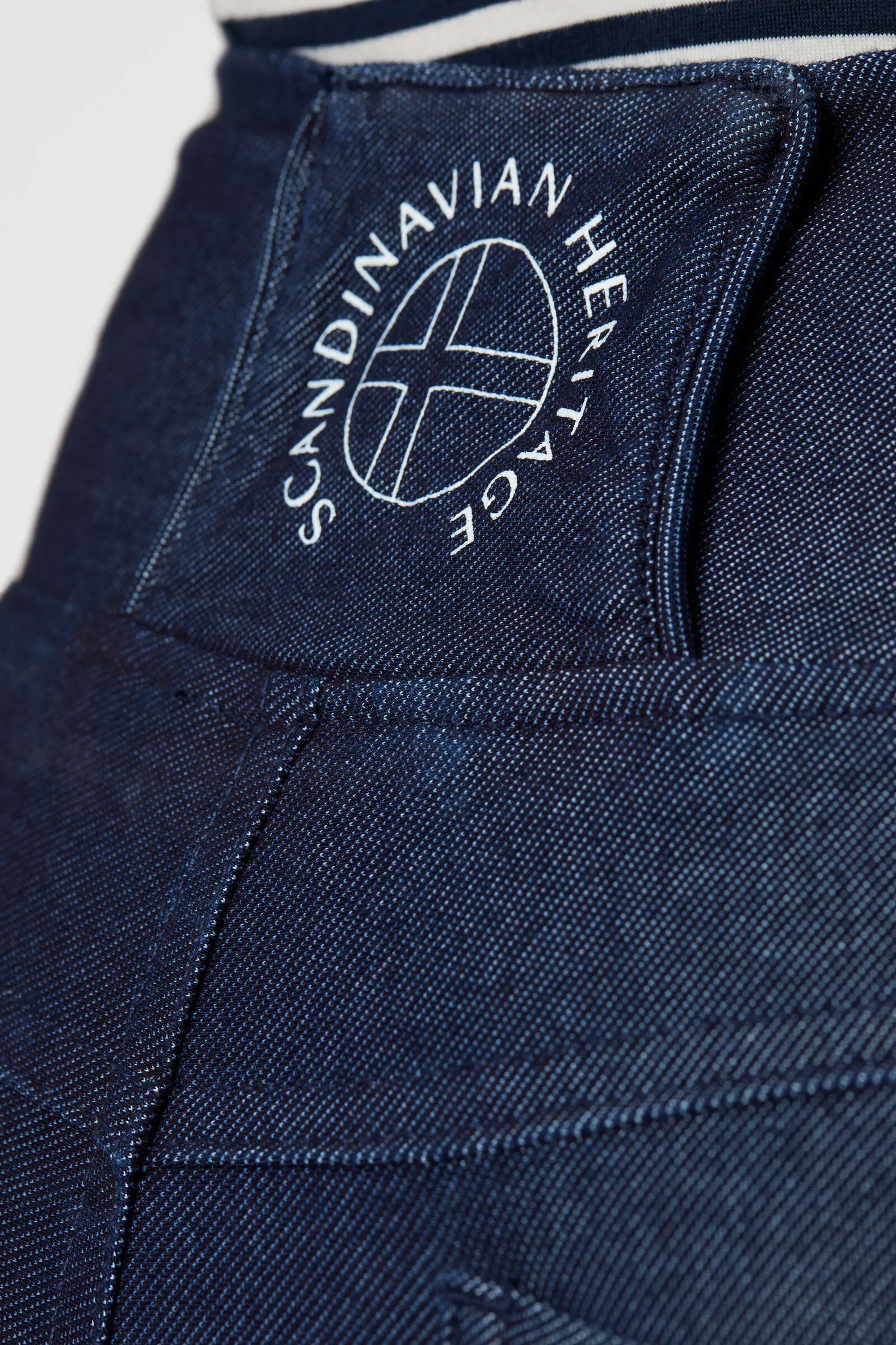 Horze Katia Leggins da equitazione stile denim con full seat da donna