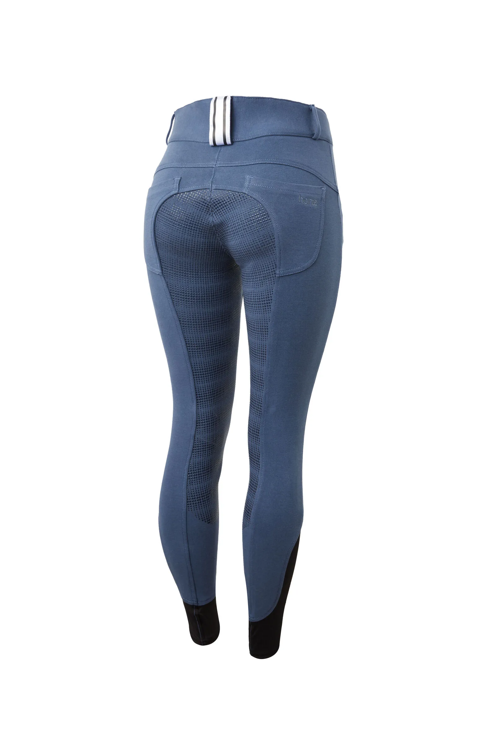 Horze Pantaloni da equitazione per donna, con full seat e passanti per cintura