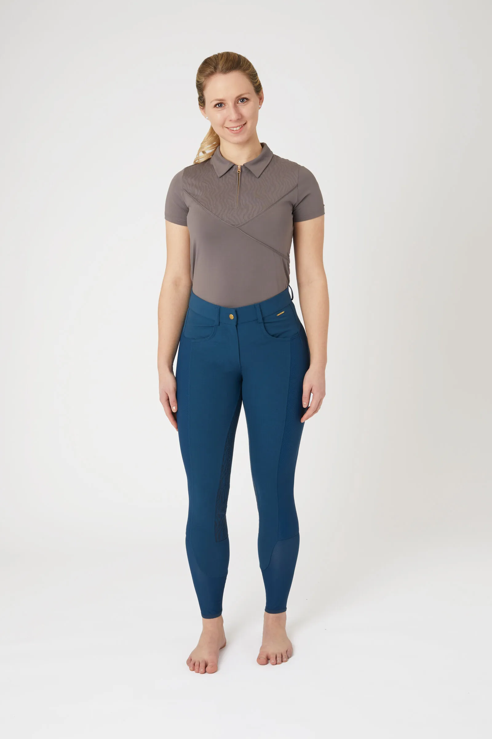 Horze Saphira Pantaloni da equitazione Full Grip, da donna