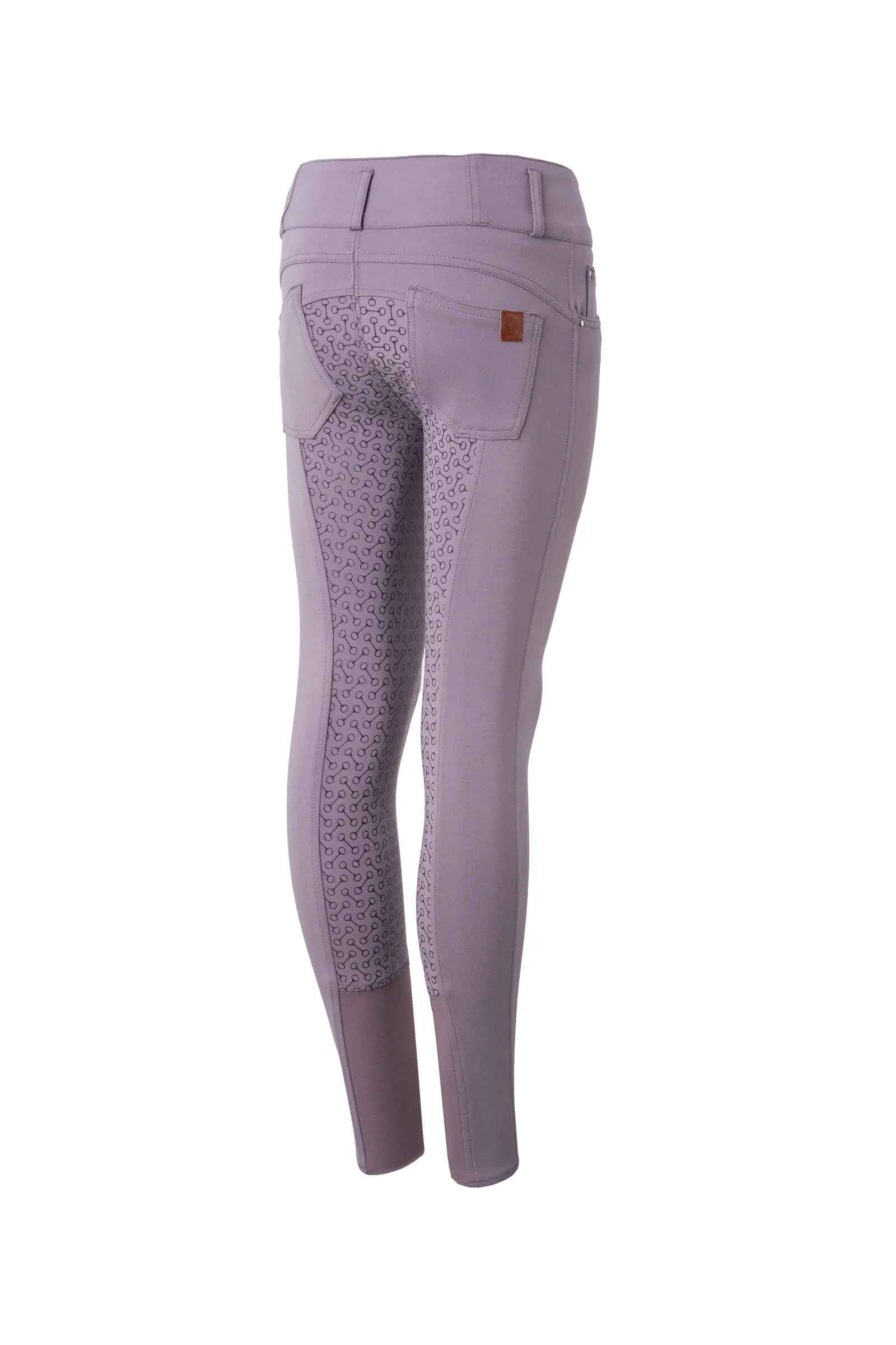 Horze Tara Pantaloni da equitazione a vita alta con full seat da bambini