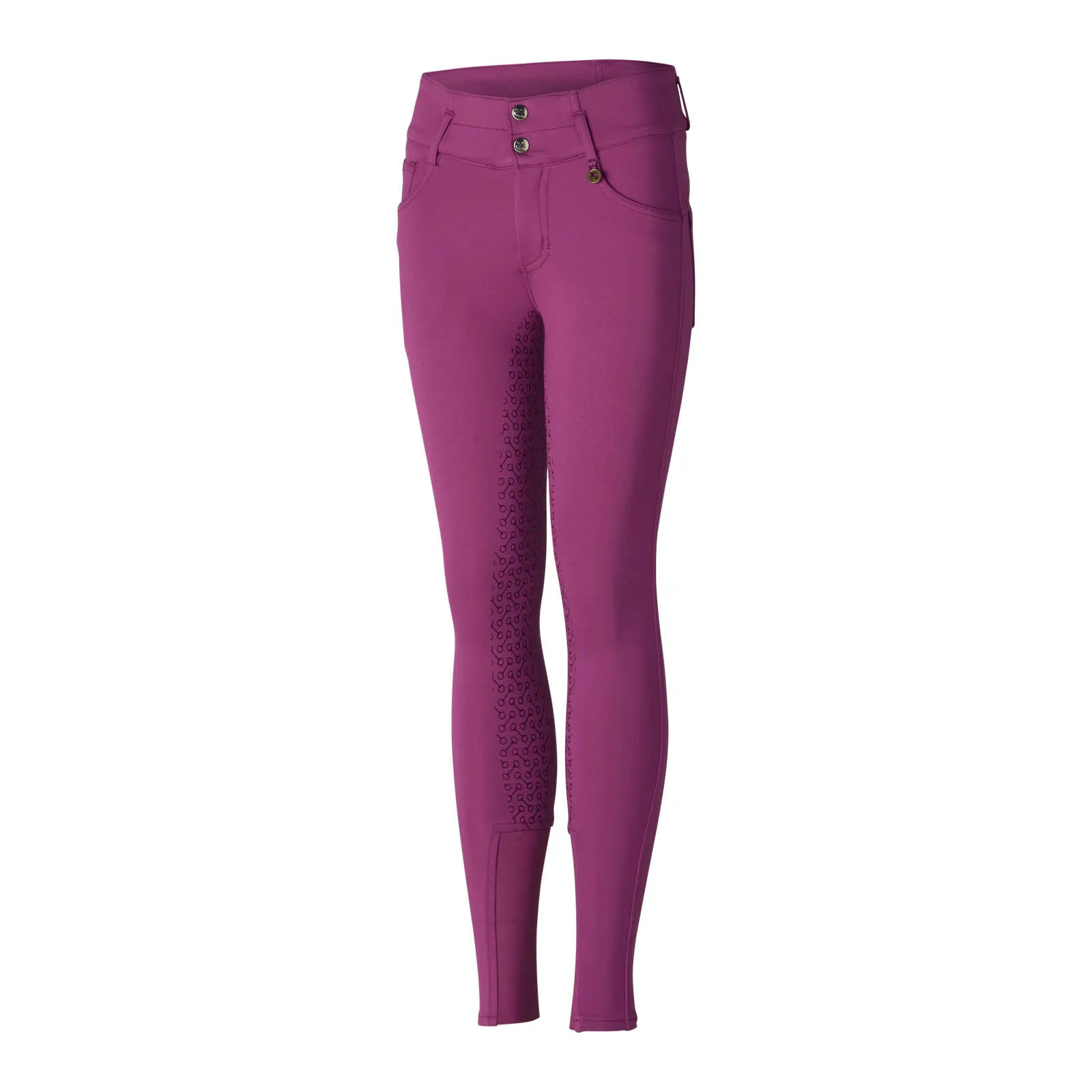 Horze Tara Pantaloni da equitazione a vita alta con full seat da bambini