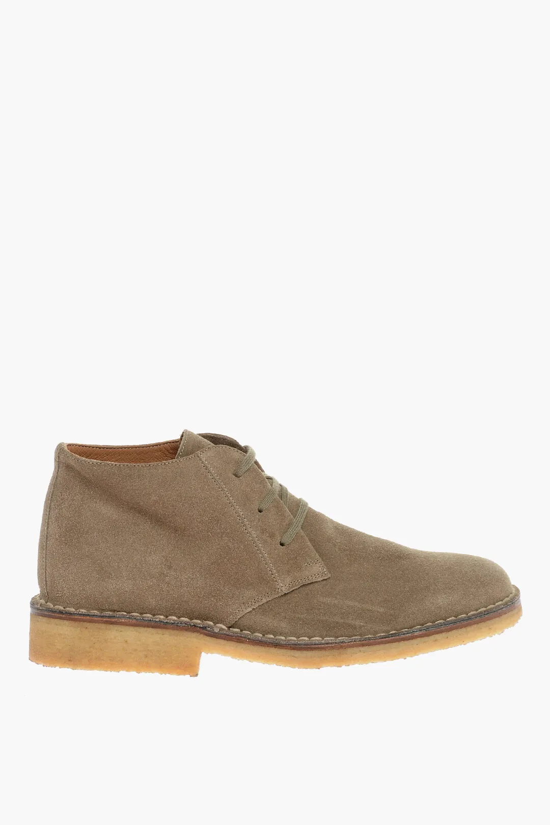 ID Polacchine in Suede con Suola in Gomma