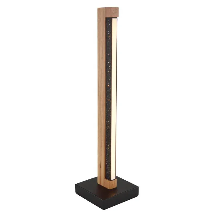 Illuminazione Globo Lighting Starla Lampada da tavolo LED Marrone scuro, Nero, 1-Luce