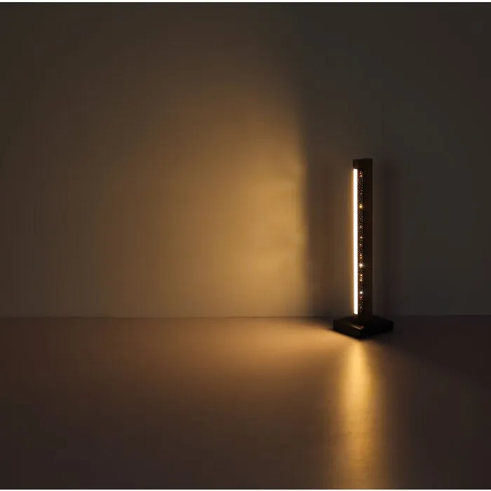 Illuminazione Globo Lighting Starla Lampada da tavolo LED Marrone scuro, Nero, 1-Luce
