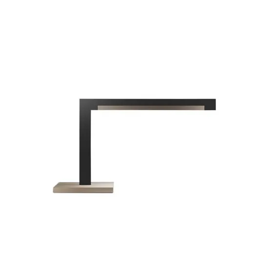 Inlay T2 Linear Lampada da Tavolo Satin Matt Black/Satin Gold - Light-Point | Acquista online