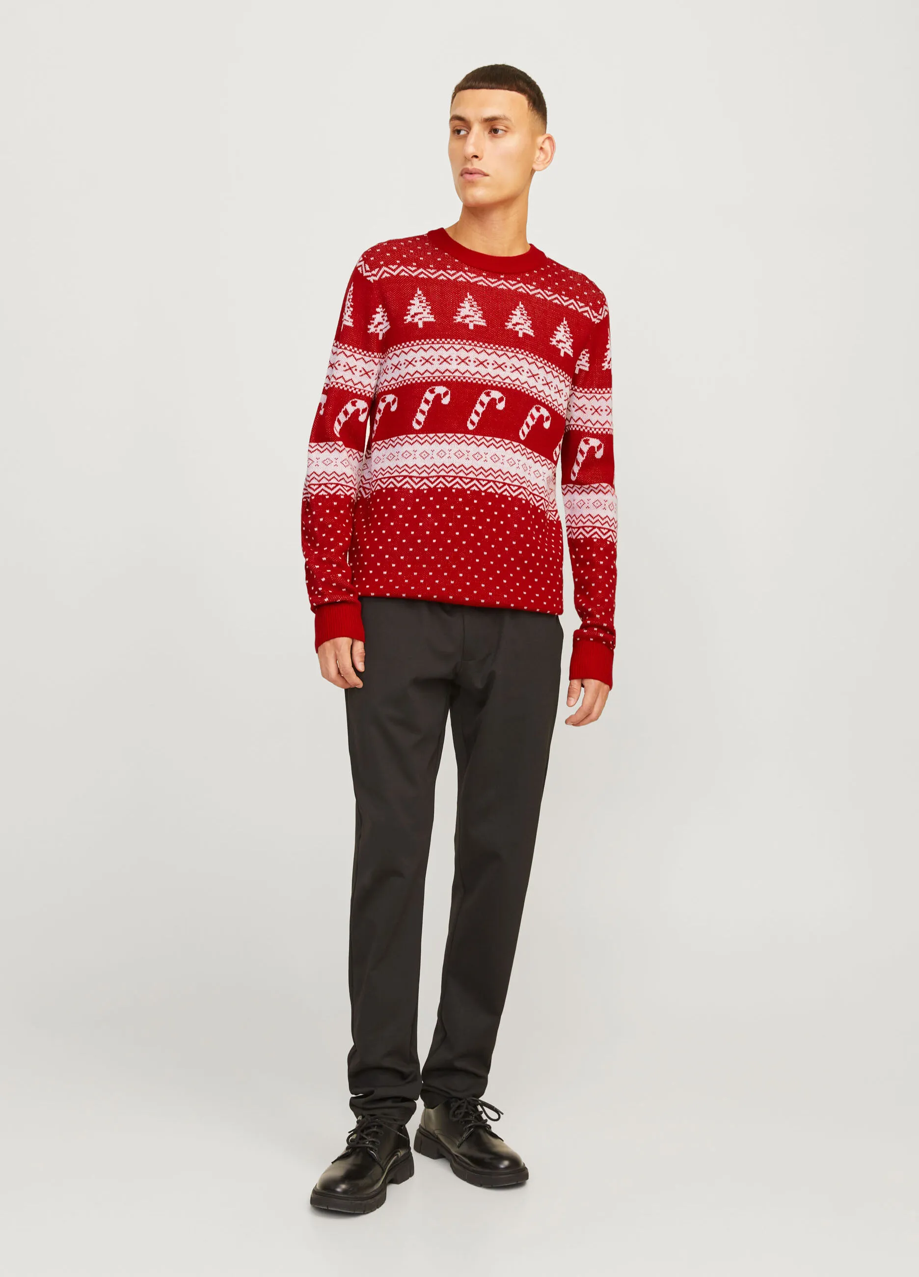 JACK & JONES  Pullover girocollo a maniche lunghe uomo