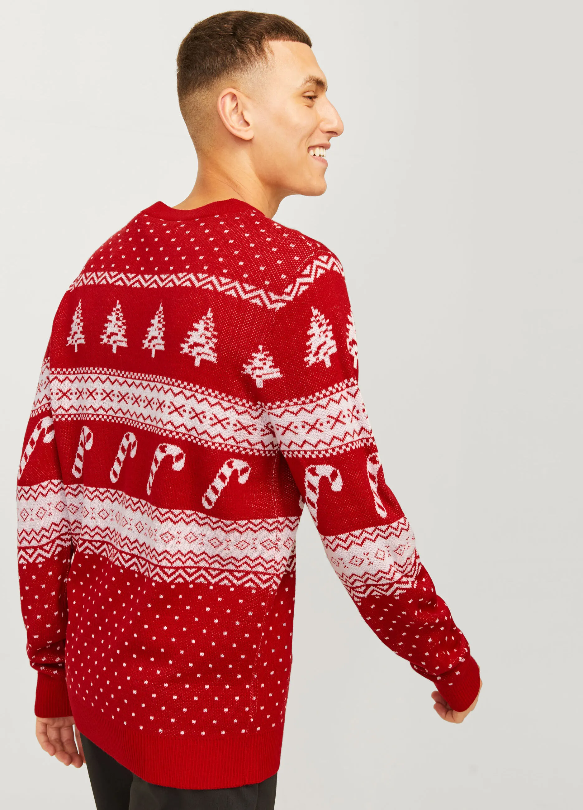 JACK & JONES  Pullover girocollo a maniche lunghe uomo