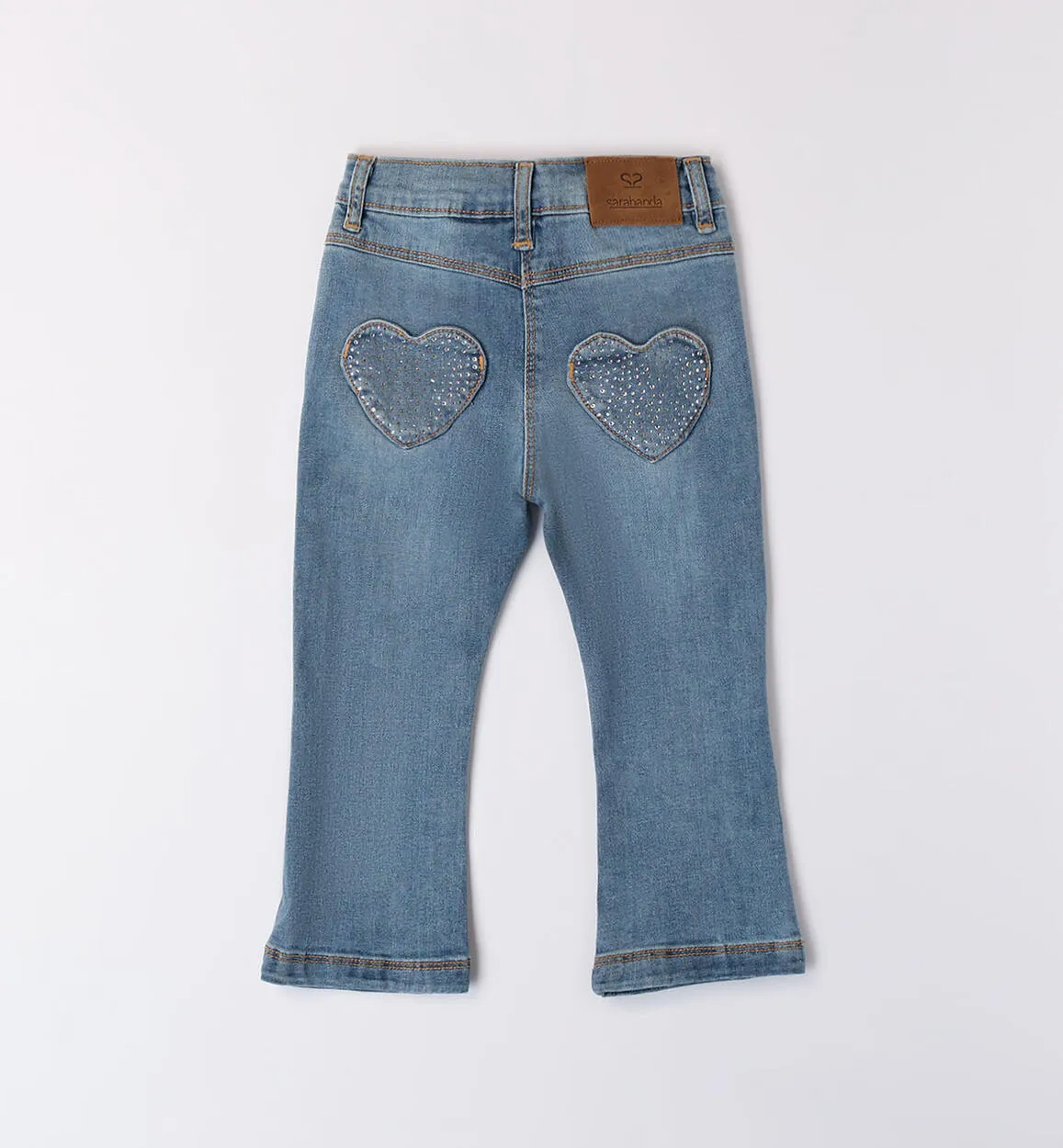 Jeans a zampa bambina